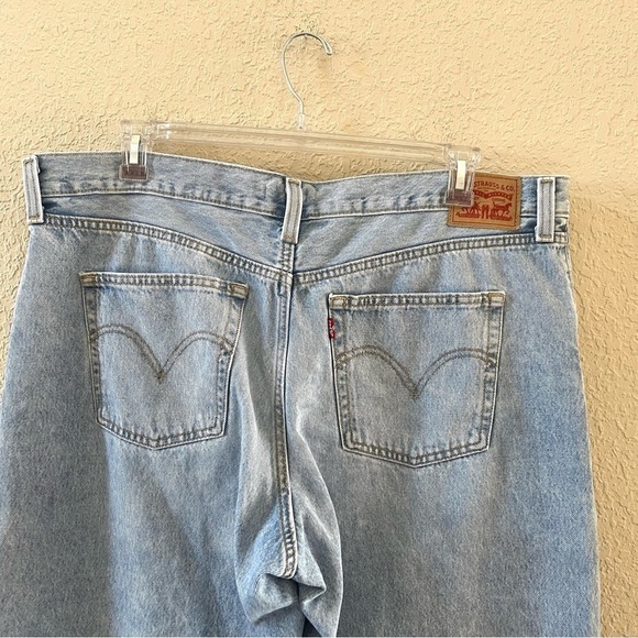 Levi’s 94 Baggy Jeans Pant Mid Wide Denim Classic Y2K Festival Concert Blue 34 - Picture 8 of 14